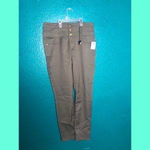 Green Skinny Jeans from Charlotte Russe
